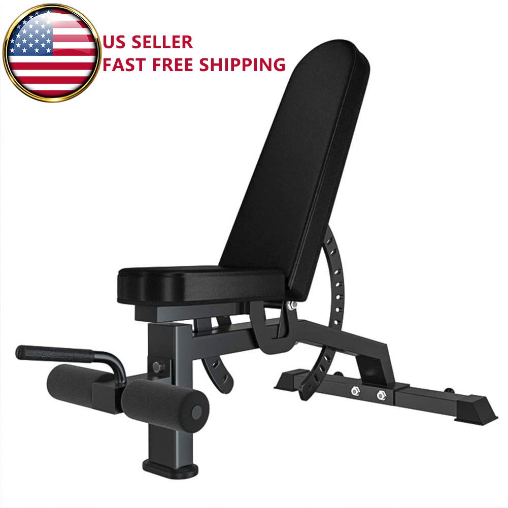 0331da42-a46c-4ef2-8911-dc969e1fd257.jpg Adjustable Strength Training Bench Press Home Full Body Workout Foldable Weight Benches Gym Multi-functional Fitness Dumbbell Chair - Image 1