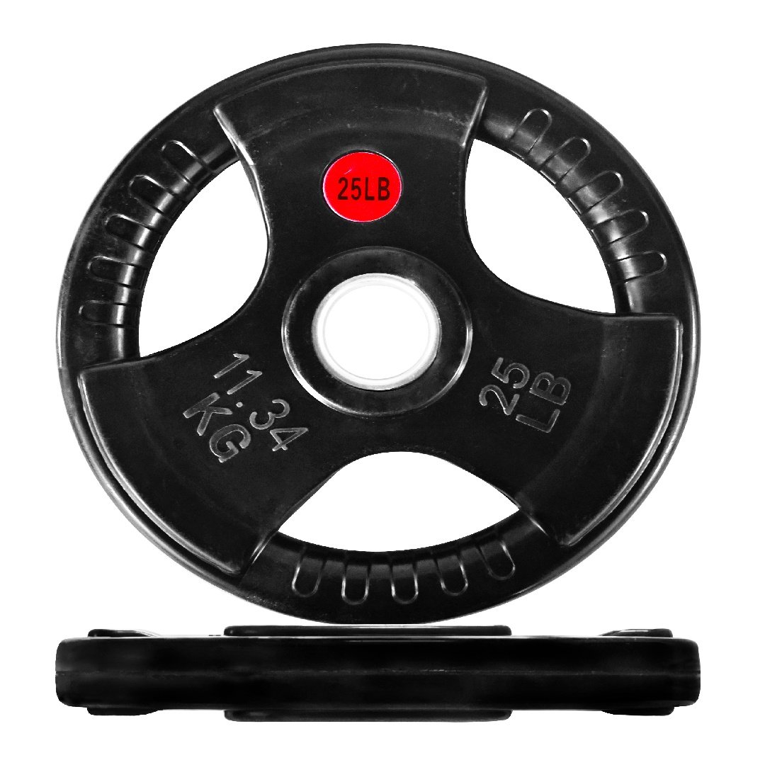 100fda5b-4e7c-44ac-918b-73ee01a65c01.jpg Only Supports Self Pickup Rubber Coated Cast Iron Plate Weight Plates For Strength Training And Weight Lifting, Standard Or Olympic, Multiple Sizes - Image 1