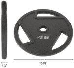 Only Supports Self Pickup  Cast Iron Flat Weight Plates For Strength Training And Weight Lifting, Olympic Or Standard, Multiple Sizes - Image 3