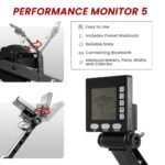 Only Supports Self Pickup-Professional Indoor Rowing Machine, Wind Resistance Rowing Machine With LCD Display, Adjustable Air Resistance, Comfortable Seat Cushions - Image 2