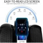 Specialized For The Elderly, This Sit-down Elliptical Leg Exerciser Features A Large Anti-slip Pedal, An LCD Display, And A Remote Control - Image 3