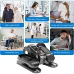 Specialized For The Elderly, This Sit-down Elliptical Leg Exerciser Features A Large Anti-slip Pedal, An LCD Display, And A Remote Control - Image 2