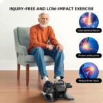 Specialized For The Elderly, This Sit-down Elliptical Leg Exerciser Features A Large Anti-slip Pedal, An LCD Display, And A Remote Control - Image 6