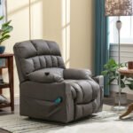 Electric Power Lift Recliner Chair Massage Chair For Elderly, Ergonomic Lounge Single Sofa Seat Living Room Lounge Recliners, Extra Large Recliner Chairs Sofa With 2 Cup Holders - Image 8