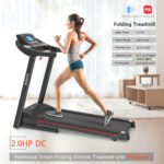 Fitshow App Home Foldable Treadmill With Incline, Folding Treadmill For Home Workout, Electric Walking Running Treadmill Machine 5 LCD Screen 250 LB Capacity Bluetooth Music - Image 8