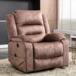 Electric Power Lift Recliner Chair Sofa With Massage And Heat For Elderly 2 Side Pockets USB Ports Single Recliner Chairs For Living Room Overstuffed Breathable Fabric Reclining - Image 10