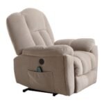 Power Lift Recliner Chair Recliners For Elderly With Heat And Massage Recliner Chair For Living Room With Infinite Position And Side Pocket,USB Charge Port - Image 2