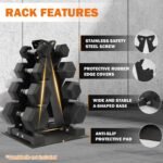 Dumbbell Weight Rack, A-Frame, 4-Tier, 5-Tier, Multiple Styles--Only Supports Self Pickup - Image 10