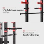 Multi-functional Power Cage Home Adjustable Pullup Squat Rack Capacity Comprehensive Fitness Barbell Rack - Image 10