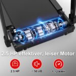 EU Electric Treadmill, Folding Treadmill For Home Up To 12 Kmh, With LED Display, App And Tablet Holder, Compact Treadmill For Home And Office - Image 5