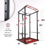 Home Gym Sets Multi-functional Power Cage,Home Adjustable Pullup Squat Rack - Image 5