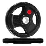 Only Supports Self Pickup Rubber Coated Cast Iron Plate Weight Plates For Strength Training And Weight Lifting, Standard Or Olympic, Multiple Sizes - Image 5