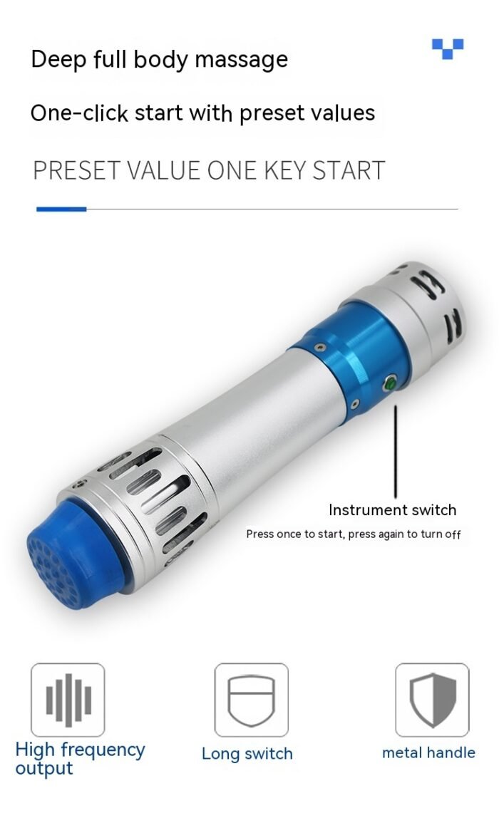 Shock Wave Therapy Instrument Fascia Gun Deep Muscle Massage - Image 2