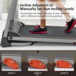 Home Use Easy Folding Treadmill,1.5HP Electric Running,Jogging Walking Machine - Image 5