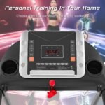 Home Use Easy Folding Treadmill,1.5HP Electric Running,Jogging Walking Machine - Image 8