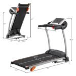 Home Use Easy Folding Treadmill,1.5HP Electric Running,Jogging Walking Machine - Image 7