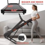 Easy-Move Wheel Treadmill With Cup Holder And Lift Motor - Image 3