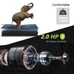 Fitshow App Home Foldable Treadmill With Incline, Folding Treadmill For Home Workout, Electric Walking Running Treadmill Machine 5 LCD Screen 250 LB Capacity Bluetooth Music - Image 2