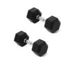 A Set Of Hexagonal Rubber-coated Dumbbells - Non-slip Grips That Are Durable And Space-saving For Home Gym Strength Training--Only Supports Self Pickup - Image 8