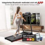 EU Electric Treadmill, Folding Treadmill For Home Up To 12 Kmh, With LED Display, App And Tablet Holder, Compact Treadmill For Home And Office - Image 3
