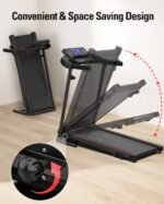 Foldable Treadmill Fitness Walking Machine - Image 3
