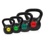 Only Supports Self Pickup  Wide Grip 3-Piece Or 4-Piece Kettlebell Fitness Weight Sets Of 5 Lbs, 10 Lbs, 15 Lbs, And 20 Lbs, 3-Piece Sets - Image 3